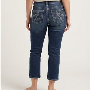Silver Santorini Cropped Jeans
